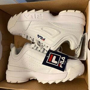 Fila Disruptor II Premium in White